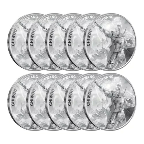 2024 1 オンス 韓国 シルバー Chiwoo Cheonwang (BU - ロット 10)