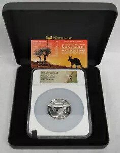 2016 P シルバー オーストラリア $8 カンガルー 5 オンス ハイレリーフ コイン NGC PF 70 UC FDOI