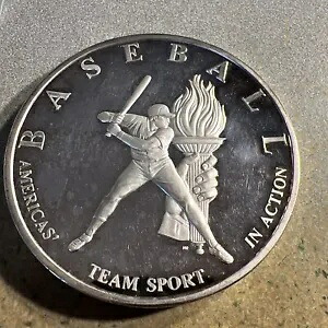 14.4 トロイオンス 999 シルバー ラウンド アメリカズ チーム スポーツ アクション中 カプセルなし