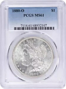 1880-O モーガン シルバー ダラー MS61 PCGS｜WORLD RESOURCE【KING店】