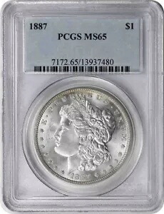 1887 モーガン シルバー ダラー MS65 PCGS|WORLD RESOURCE【KING店】