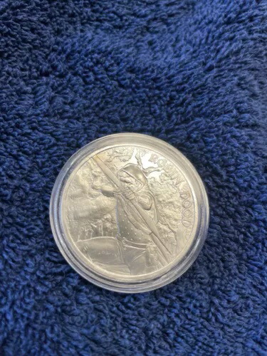 1オンス.999シルバーコイン中世の伝説ロビン・フッド、カプセル入り画像