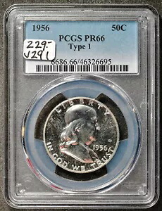 1956年のベン・フランクリン・ハーフ。 1. PCGS ホルダーに入力します。 PR66。 j291｜WORLD RESOURCE【KING店】