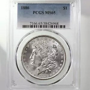 1886 モーガン $1 PCGS 認定 MS65 フィラデルフィア造幣局 シルバー ダラー コイン｜WORLD RESOURCE【KING店】