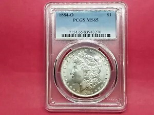 1884-O $ モーガン シルバー ドル PCGS MS65 美しい反射フィールド! #3270-130P