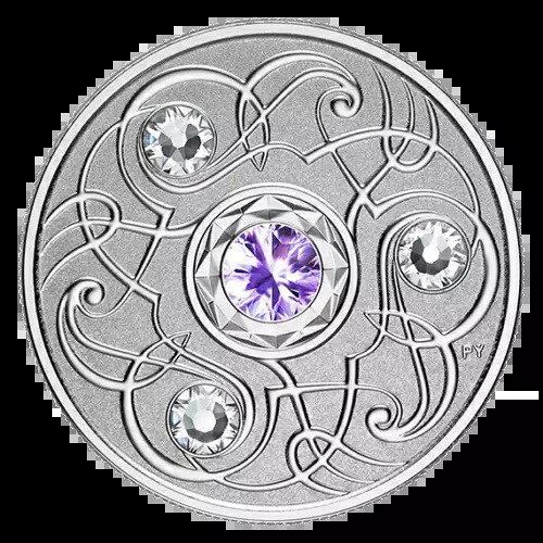 2020 NGC リバース プルーフ 70 誕生石 12 月 シルバー コイン スワロフスキー クリスタル付き｜WORLD RESOURCE【KING店】
