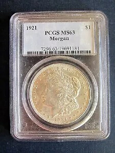 1921 P モーガン ドル VAM 24A3 PCGS MS63 ダイブレイク リバース BU ではほとんど知られていない｜WORLD RESOURCE【KING店】