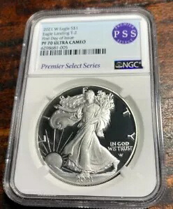 2021 W $1 プルーフ シルバー イーグル タイプ 2 PSS NGC PF 70 発行初日在庫あり｜WORLD RESOURCE【KING店】