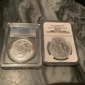 2014 月の馬表側ミュール PCGS MS68 & NGC MS69 2 個｜WORLD RESOURCE【KING店】