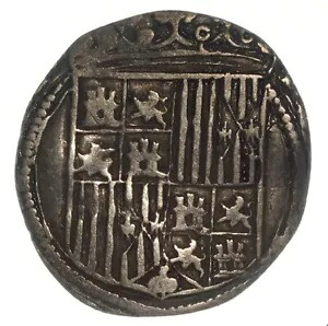 スペイン - イザベルとフェルディナンド - 2 レアル 1469-1504、セビリア銀貨｜WORLD RESOURCE【KING店】