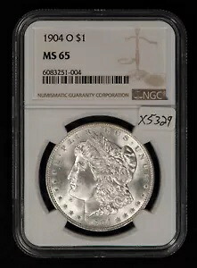 1904-O $1 モルガン シルバー ダラー - PQ フロスティ コイン - NGC MS 65 - SKU-X5329｜WORLD RESOURCE【KING店】