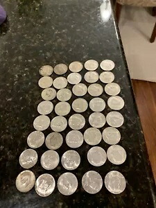 (40) 1965-1969 JFK ケネディ ハーフダラー $20 フェイス 40% 銀貨 バルク ロット|WORLD RESOURCE【KING店】