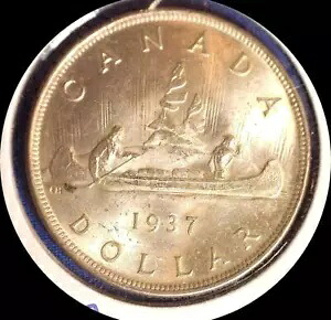 カナダ 1937 ドル 1 ドル世界銀貨 BU #0335｜WORLD RESOURCE【KING店】