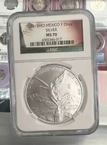 2015 MO メキシコ ワン シルバー オンザ MS 70 NGC｜WORLD RESOURCE【KING店】 103,950円