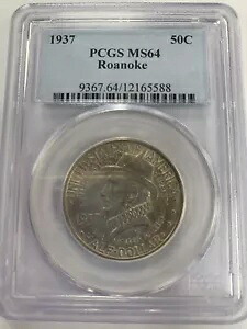 1937 ロアノーク記念 ハーフダラー ～ PCGS MS64 ～ 50C｜WORLD RESOURCE【KING店】