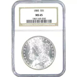 1885 モルガン ダラー MS 65 NGC シルバー $1 未流通コイン｜WORLD RESOURCE【KING店】