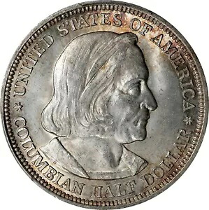 1893 年コロンビア万博。半ドル銀未流通コイン 認定 PCGS-MS64｜WORLD RESOURCE【KING店】