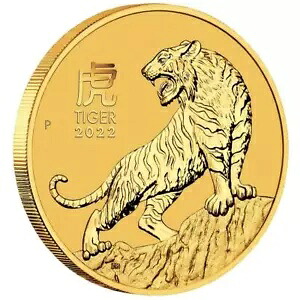 寅年金貨 (3 番目) ルナー III。 2022 - オーストラリア - 1/20oz ST-