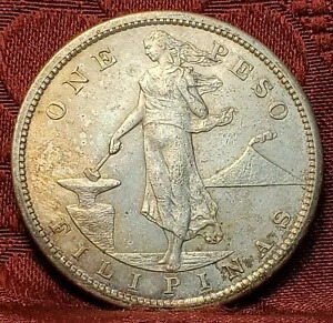 楽天市場】フィリピン銀貨 1ペソ 1909年 AU アンティークコイン