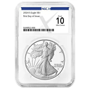 2024-S プルーフ $1 アメリカン シルバー イーグル NGCX PF10UC FDI X ラベル｜WORLD RESOURCE【KING店】