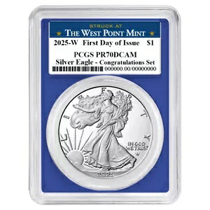 プレセール - 2025-W プルーフ $1 アメリカン シルバー イーグル おめでとうセット PCGS PR70...|WORLD RESOURCE【KING店】