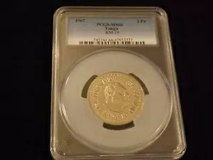 1967 2 Pa トンガ PCGS MS 66|WORLD RESOURCE【KING店】