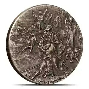 2023 放蕩息子の寓話聖書シリーズ 2オンス銀貨