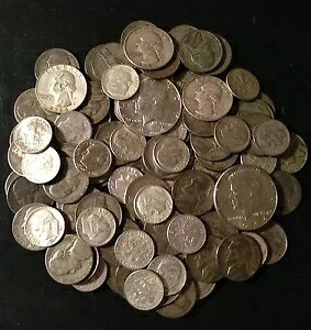 今すぐ購入してください！ (1) 1 ポンド LB 米国混合銀貨ジャンクなし Pre 65 ONE !