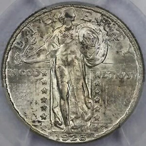 1926-D 25c スタンディング リバティ クォーター - PCGS MS 63｜WORLD RESOURCE【KING店】