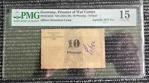 ドイツ 第一次世界大戦捕虜収容所 10 フェニヒ POW3354 1914-18 PMG 15 Fine｜WORLD RESOURCE【KING店】