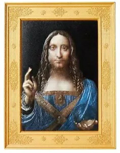 2022 チャド ダ ヴィンチの有名な絵画 - サルバトール ムンディ銀貨 2 オンス & 33.5 オンスの銅