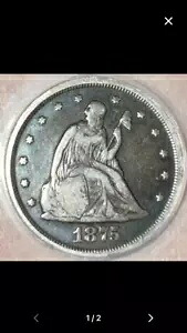 20 セント、アメリカ、1875 - KM# 109