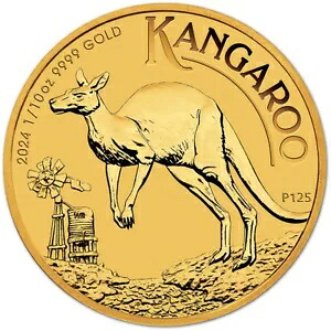 2024 P オーストラリア ゴールド カンガルー - 1/10 オンス - $15 - BU｜WORLD RESOURCE【KING店】