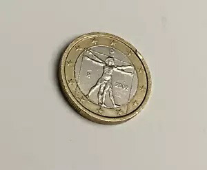 楽天市場】レア 1 ユーロ コイン イタリア 2002 ウィトルウィウス的