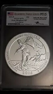 2016 P フォート ムルトレ NP 5 オンス シルバー ATB 25c PCGS SP70 メルカンティ署名｜WORLD RESOURCE【KING店】