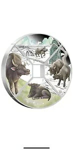2021 LUNAR YEAR OF THE OX QUADRANT シルバー $1 4 コインセット 4x 1oz 扇形｜WORLD RESOURCE【KING店】