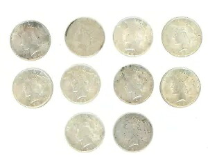 Peace 1922 ドル銀地金コイン ロット 10 コイン ロット イーグル リバティ $10｜WORLD RESOURCE【KING店】