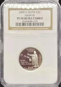 カメハメハ大王 ハワイ州立記念碑 25セント / PF70|WORLD RESOURCE【KING店】