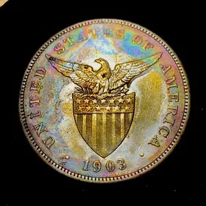 楽天市場】フィリピン銀貨 1ペソ 1909年 AU アンティークコイン