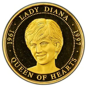 2001 マルタ 500 リラ 金貨 - レディ ダイアナ プルーフ 1/10 オンス ゴールド 0.999 ファイン