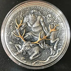 ニウエ島 2020 ヘラクレスの十二の功績 「CERYNEIAN HIND」 2オンス銀貨