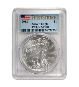 2012 $1 アメリカン シルバー イーグル MS70 PCGS - ファースト ストライク|WORLD RESOURCE【KING店】