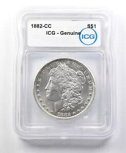 1882-CC モーガン シルバー ダラー 本物の ICG *0171 145,200円