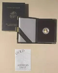 2003 アメリカン イーグル $5 ゴールド プルーフ GEM コイン 10 オンスの地金 * 08515