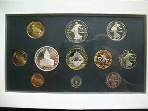 楽天市場】FRANCE フランス 100フラン プルーフ銀貨 3点セット 1993