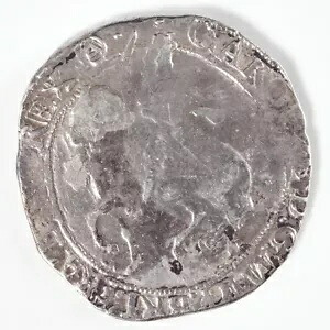 チャールズ 1 世シルバー ハーフクラウン、サークル ミント マークの三角形、キングの下のタワー ミント｜WORLD RESOURCE【KING店】
