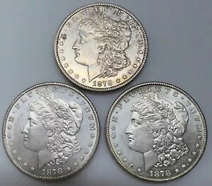 1878 年代 シルバー モーガン 3 コイン
