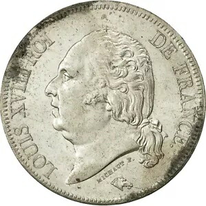 [#473211] コイン、フランス、ルイ 18 世、ルイ 18 世、5 フラン、1824 年、リール、オーストラリア｜WORLD RESOURCE【KING店】