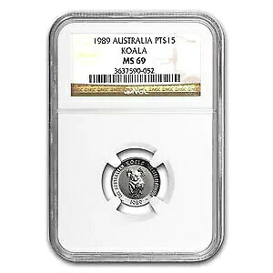 1989 オーストラリア 1/10 オンス プラチナ コアラ MS-69 NGC｜WORLD RESOURCE【KING店】