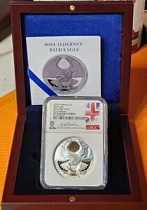 2024 2オンス シルバー アルダニー ハクトウワシ NGC PF70 UCAM FR ジョディ クラーク サイン入り｜WORLD RESOURCE【KING店】 146,850円